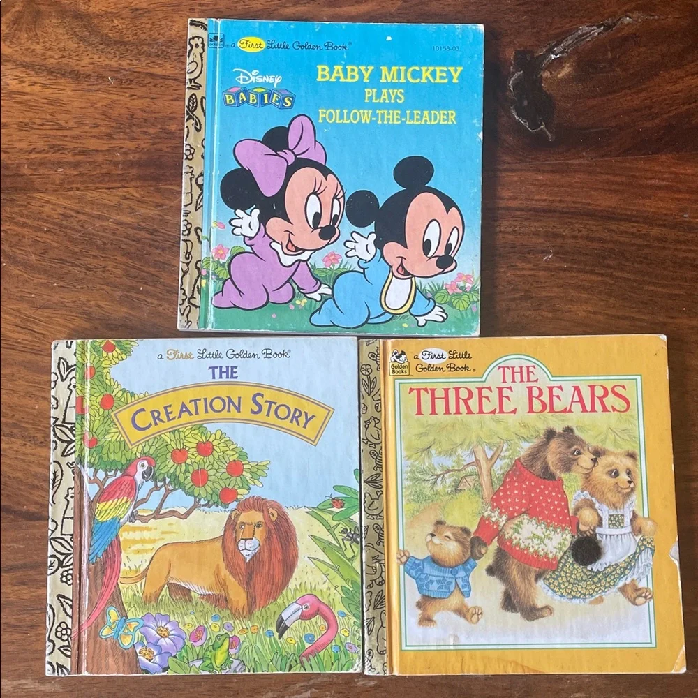 14 Vintage First Little Golden Books 70s 80s -  5.5”x 5.5” Small Tiny Mini Size - Picture 13 of 14